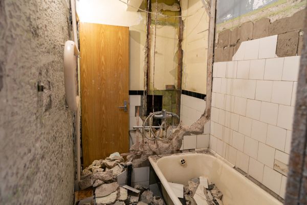 Shower Tile Demolition in Norwalk