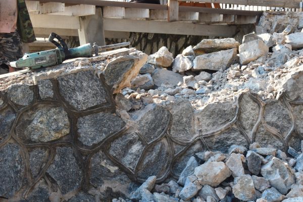 Retaining Wall Demolition in Norwalk